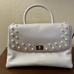 Kate Spade Pearl Cream Satchel Handbag